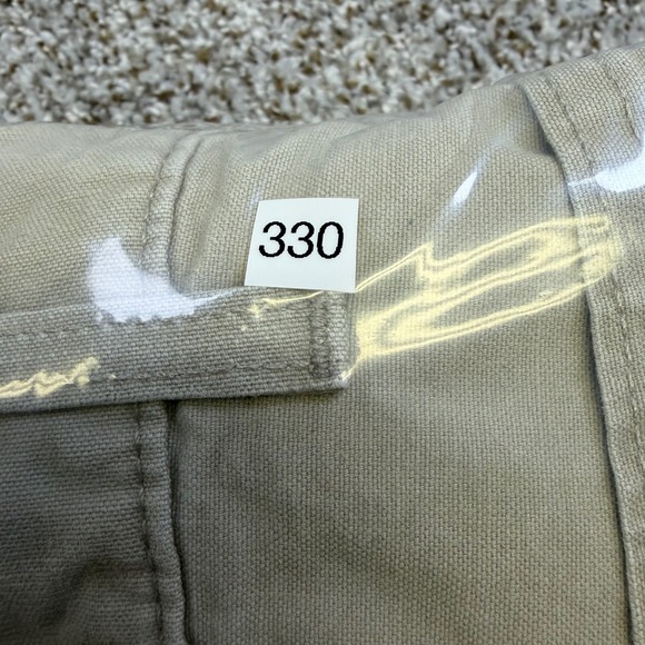 Carhartt Mens Tan Canvas Work Shorts Khaki Utility Carpenter 40 - Picture 11 of 11